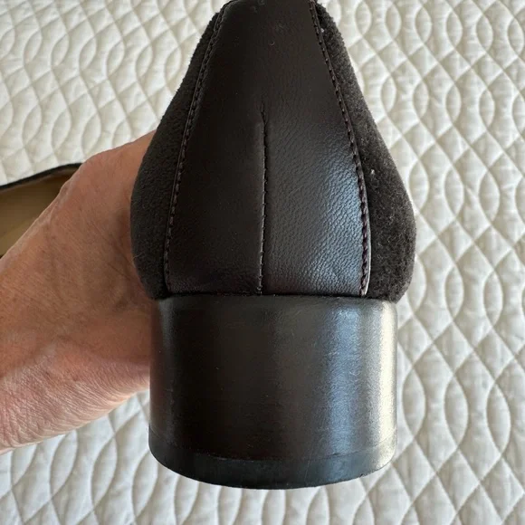 Gucci velvet loafers. Brown size 37 1/2. - Picture 4 of 10